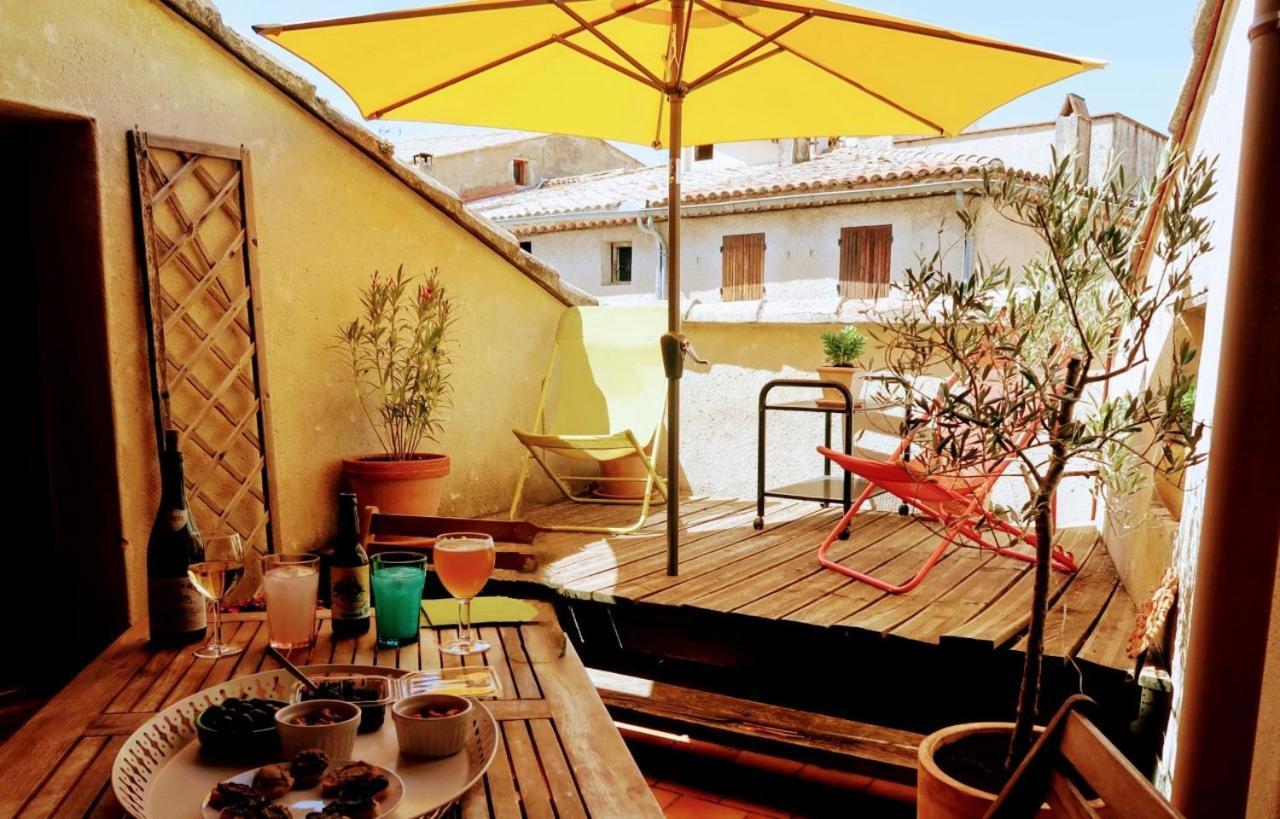 La Terrasse D'Olea, Au Coeur Du Village Buis-les-Baronnies Kültér fotó