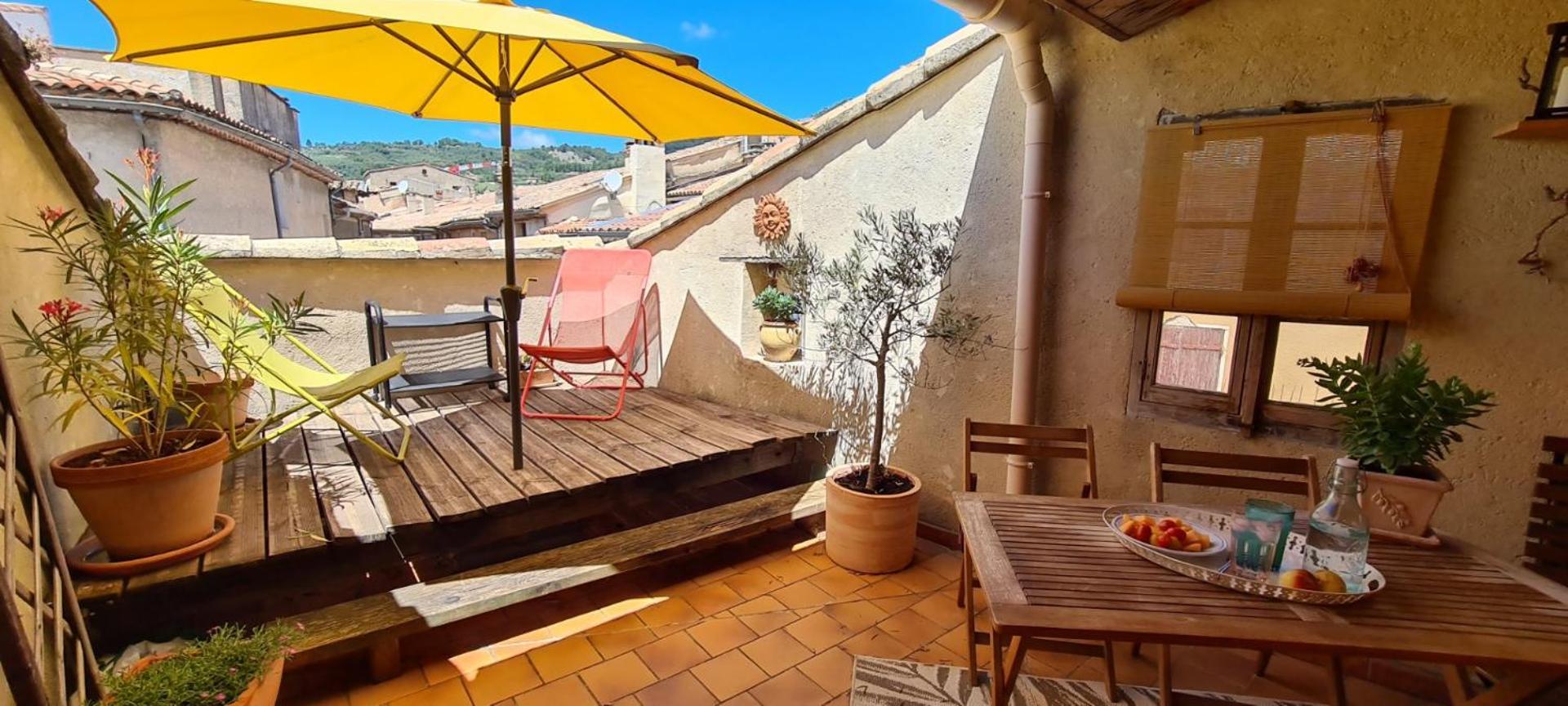 La Terrasse D'Olea, Au Coeur Du Village Buis-les-Baronnies Kültér fotó